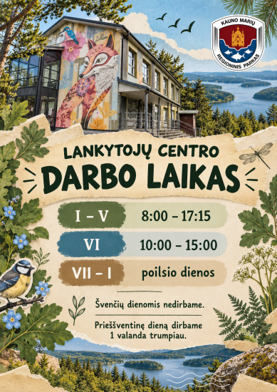 Lankytojų centro darbo laikas