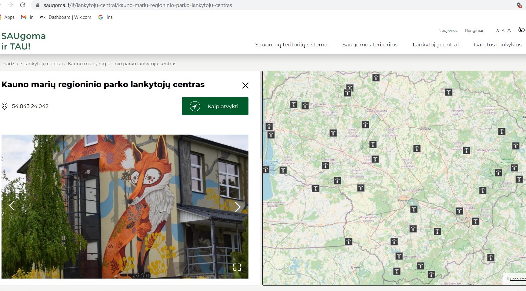 Startuoja nauja saugomų teritorijų svetainė